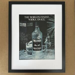 1984 Finlandia Vodka 11x14 Framed ORIGINAL Vintage Advertisement